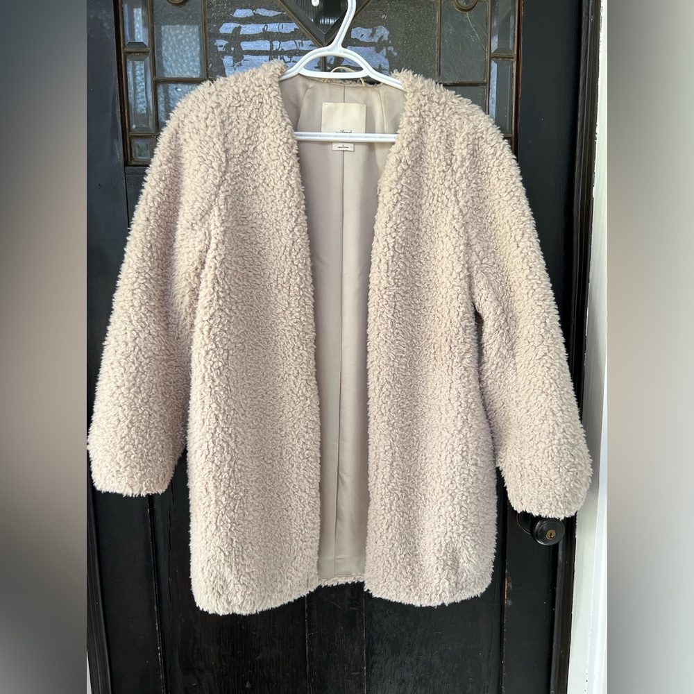 Wilfred Beige Teddy Coat